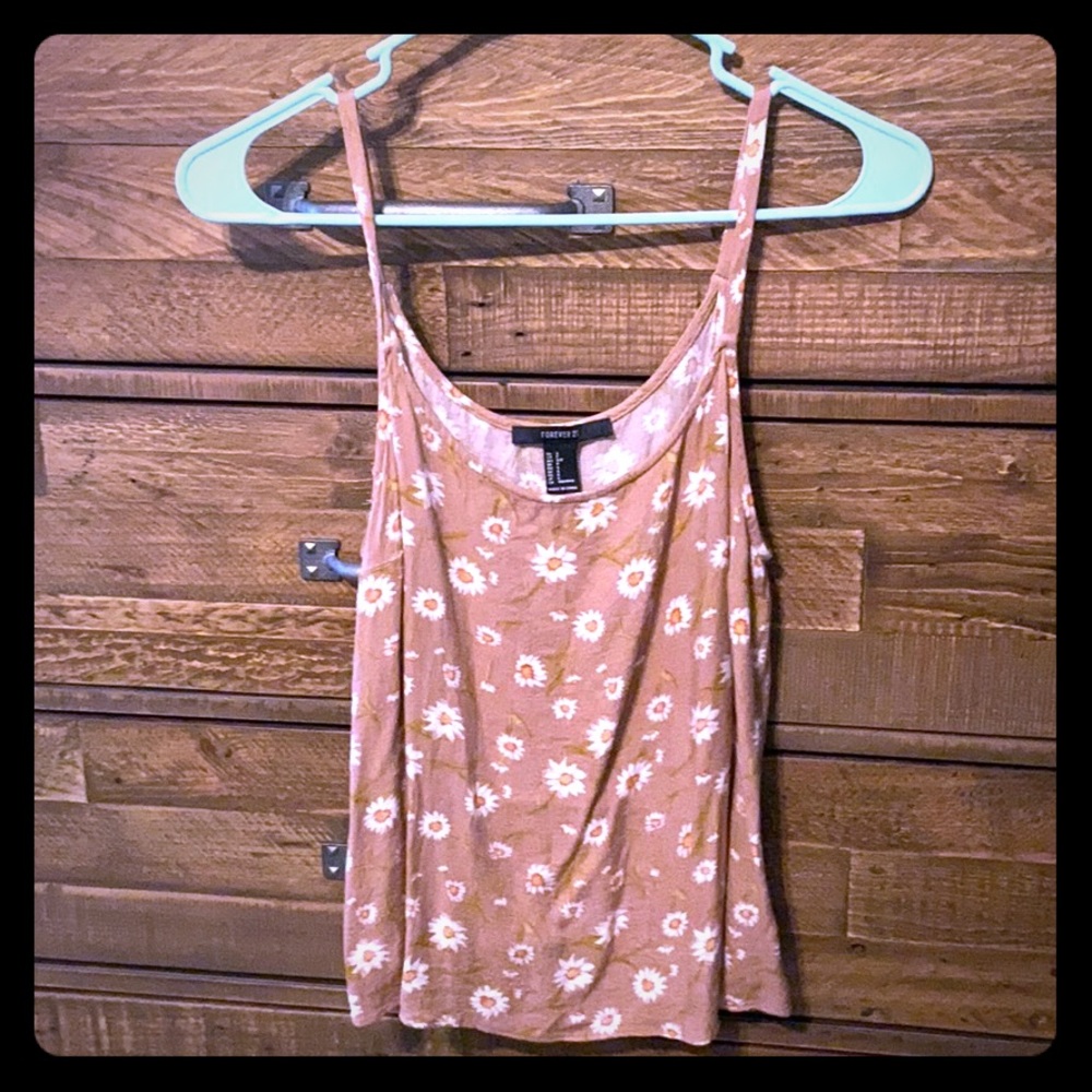 Pink Floral Tanktop